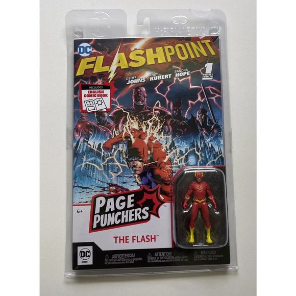 The Flash DC Direct - McFarlane Toys - 3IN Figure with Comic WV1 - (Flashpoint) - Picture 1 of 5
